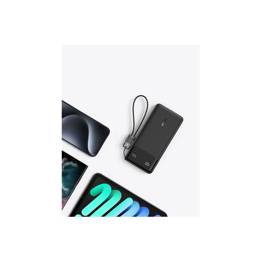 Anker Powercore 10000mAh 22.5W Portable Charger with USB C Cable Power Bank in Qatar Anker Powercore 10000mAh 22.5W Portable Charger with USB C Cable Power Bank in Qatar